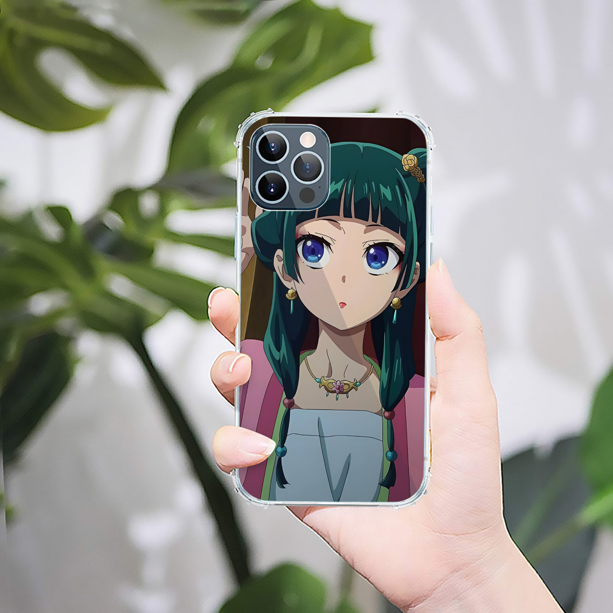 （画像用） 薬屋のひとりごと The Apothecary Diaries 【iPhone 12シリーズ対応】透明スマホケース（クリアソフトケース）